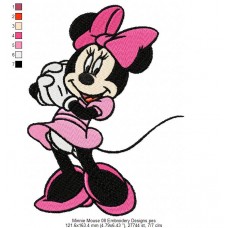 Minnie Mouse 08 Embroidery Designs